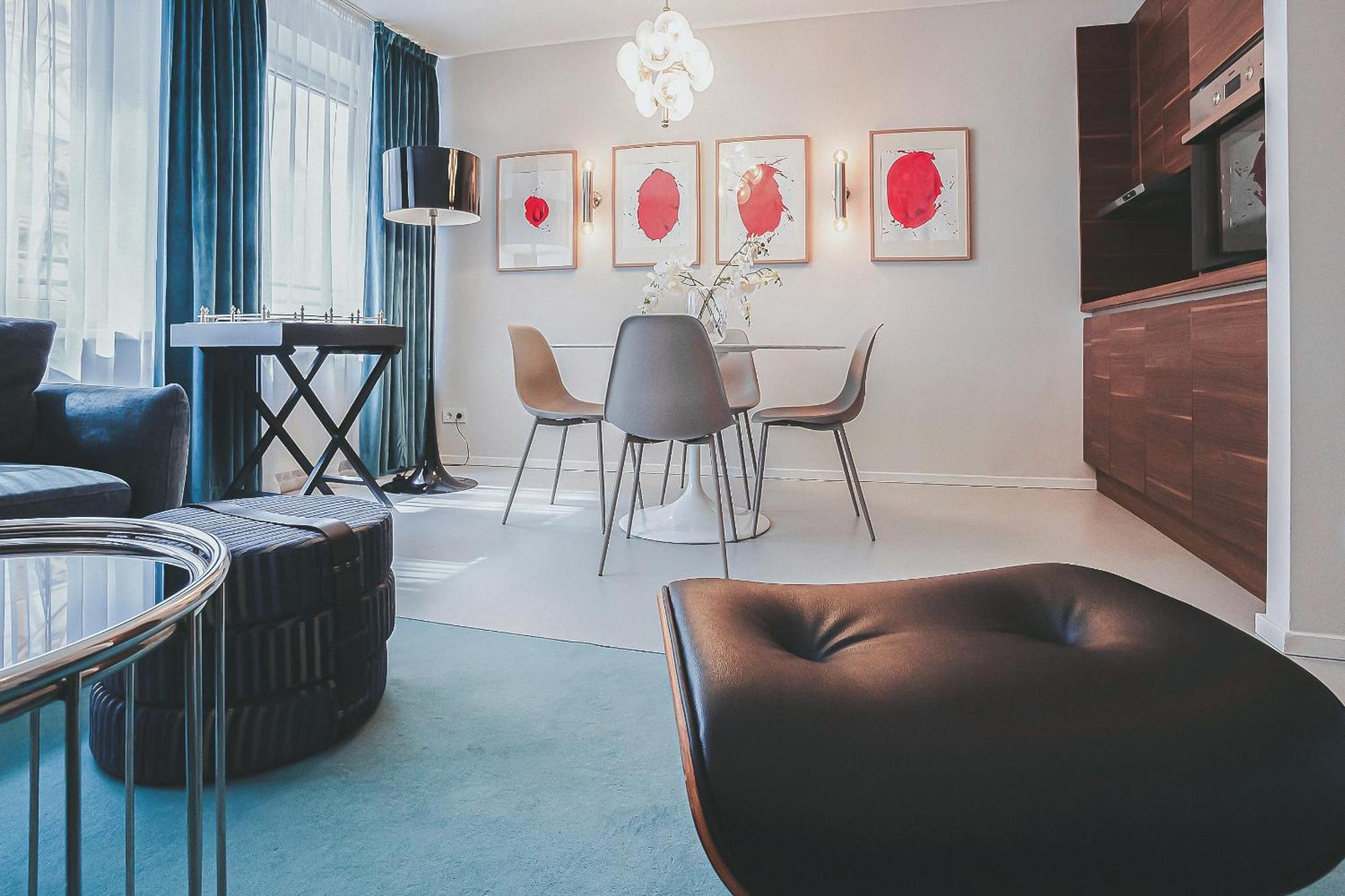 Heymi Apartments Mondschein 비엔나 객실 사진