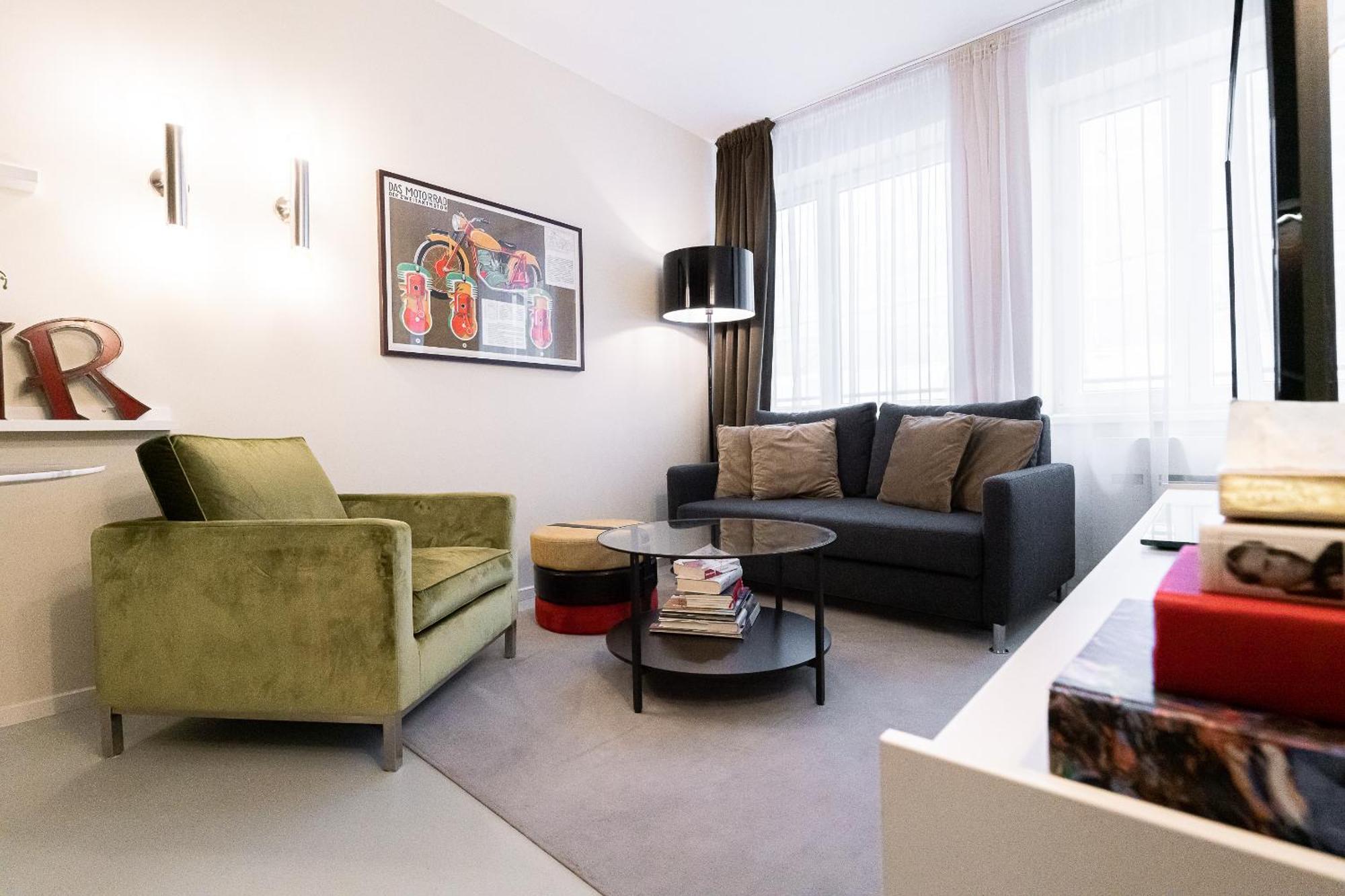 Heymi Apartments Mondschein 비엔나 객실 사진
